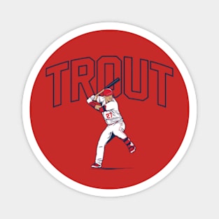 Mike Trout Slugger Swing Magnet